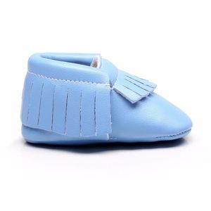 ❣️5 for $25 SALE Periwinkle blue soft baby toddler moccasins